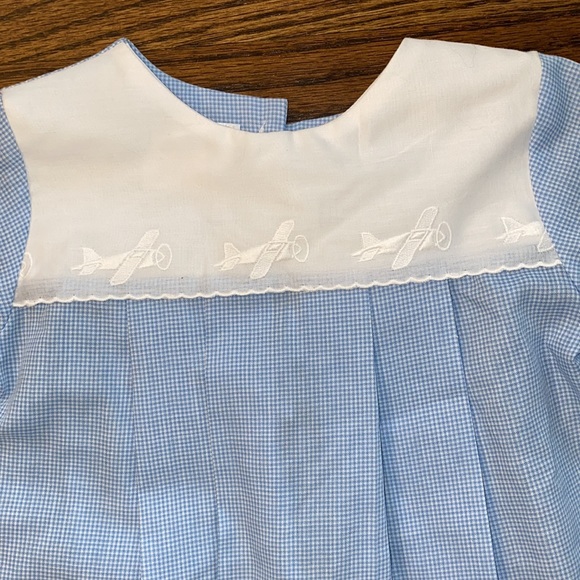 NWT Sweet Impressions Pleated Airplane Day Gown - Picture 2 of 5